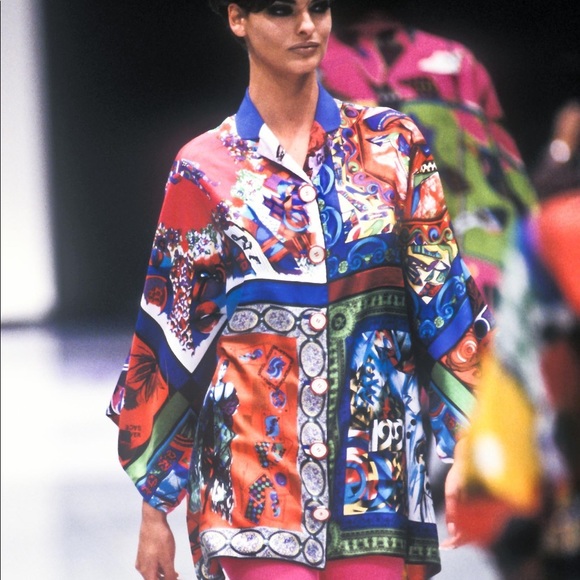 🎼 1991 Deadstock NWT Vintage Gianni Versace Music Dress - Picture 12 of 15